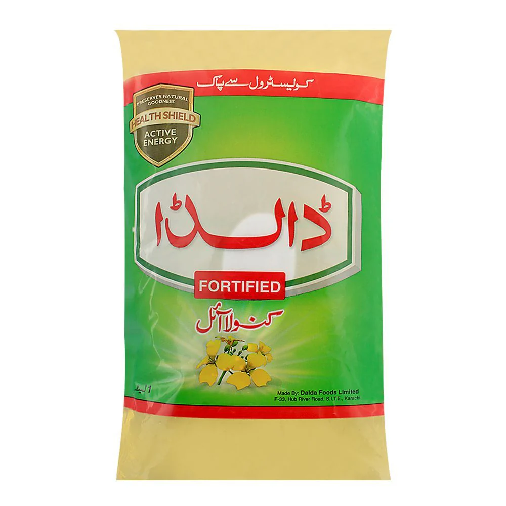 DALDA CANOLA OIL POUCH 1 LTR