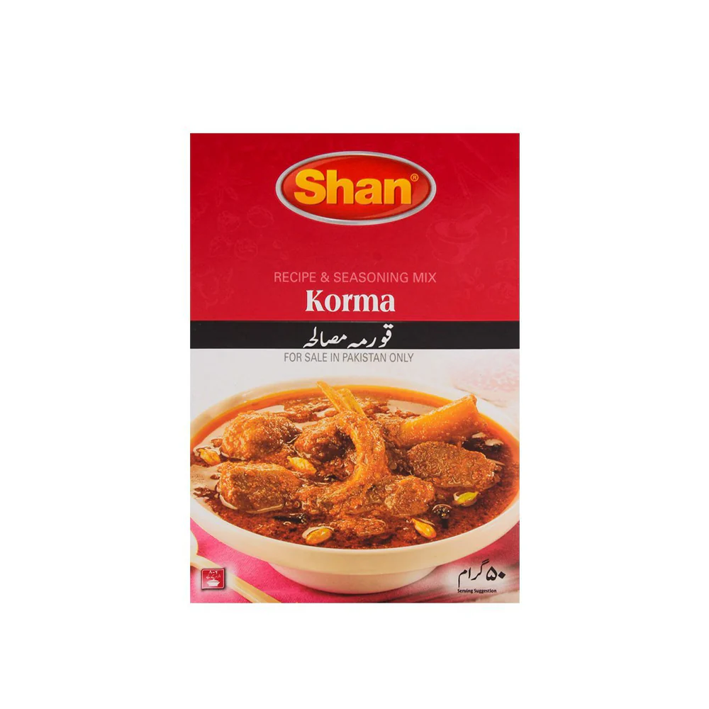Shan Korma Masala 50x4s