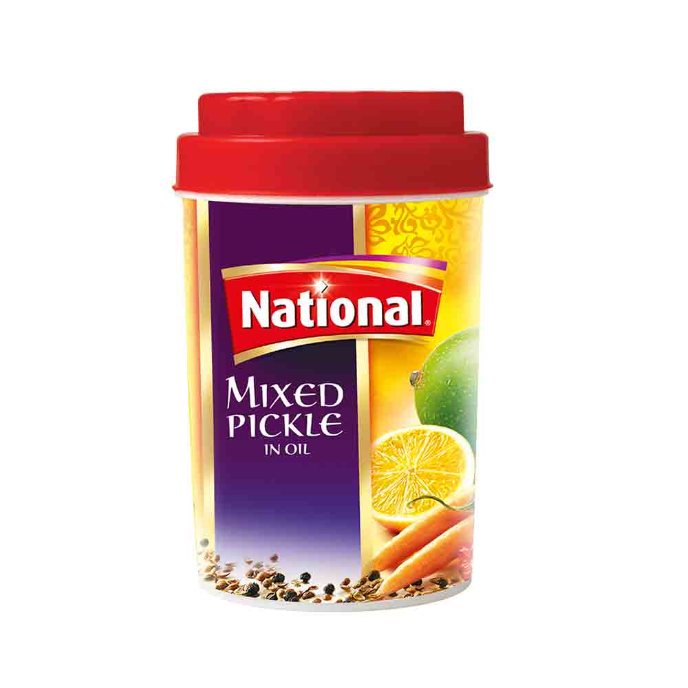 National Mixed pickle 900 gm jar