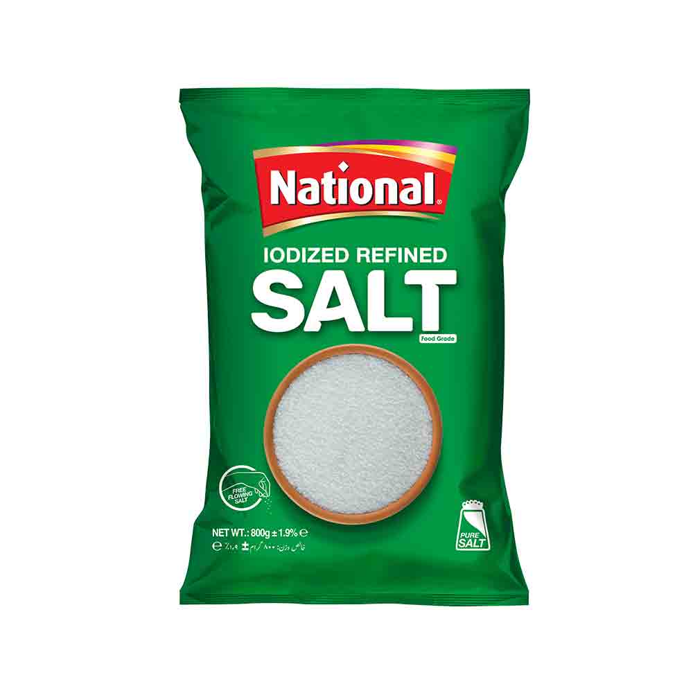 National Iodized Salt 800 gm