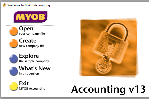 MYOB - Version 13 for Actual & TAX Accounting