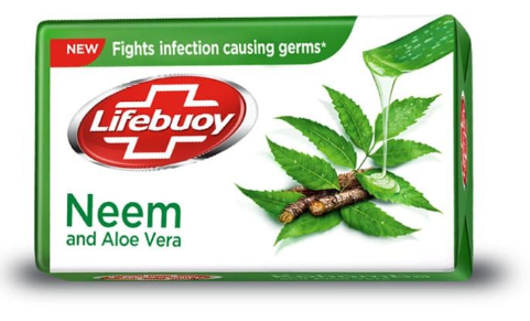 Lifebuoy Natural Neem Green Soap, 130g