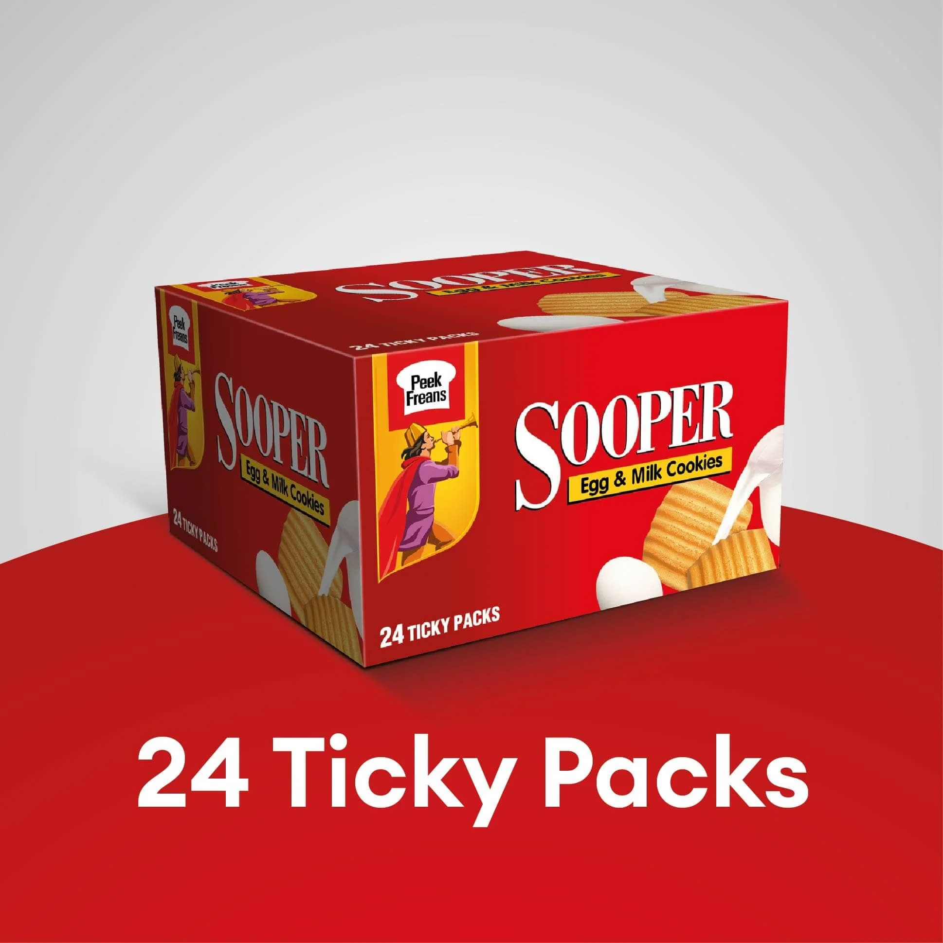 Peek Freans Sooper Biscuit Ticky Pack Box