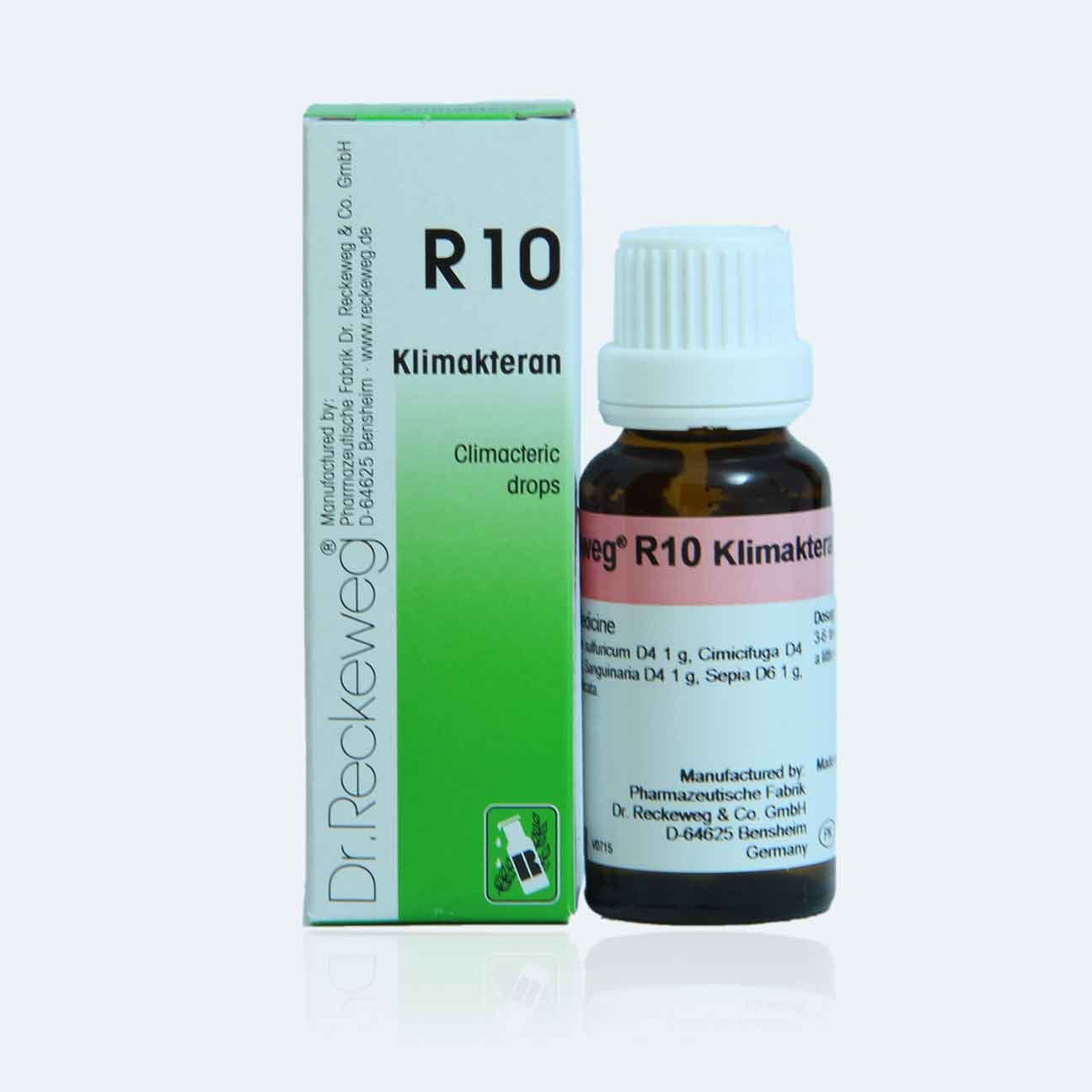 Dr. Reckeweg R10 Climacteric Drops -  بڑھتی عمر یا مینوپاز ک قطرے