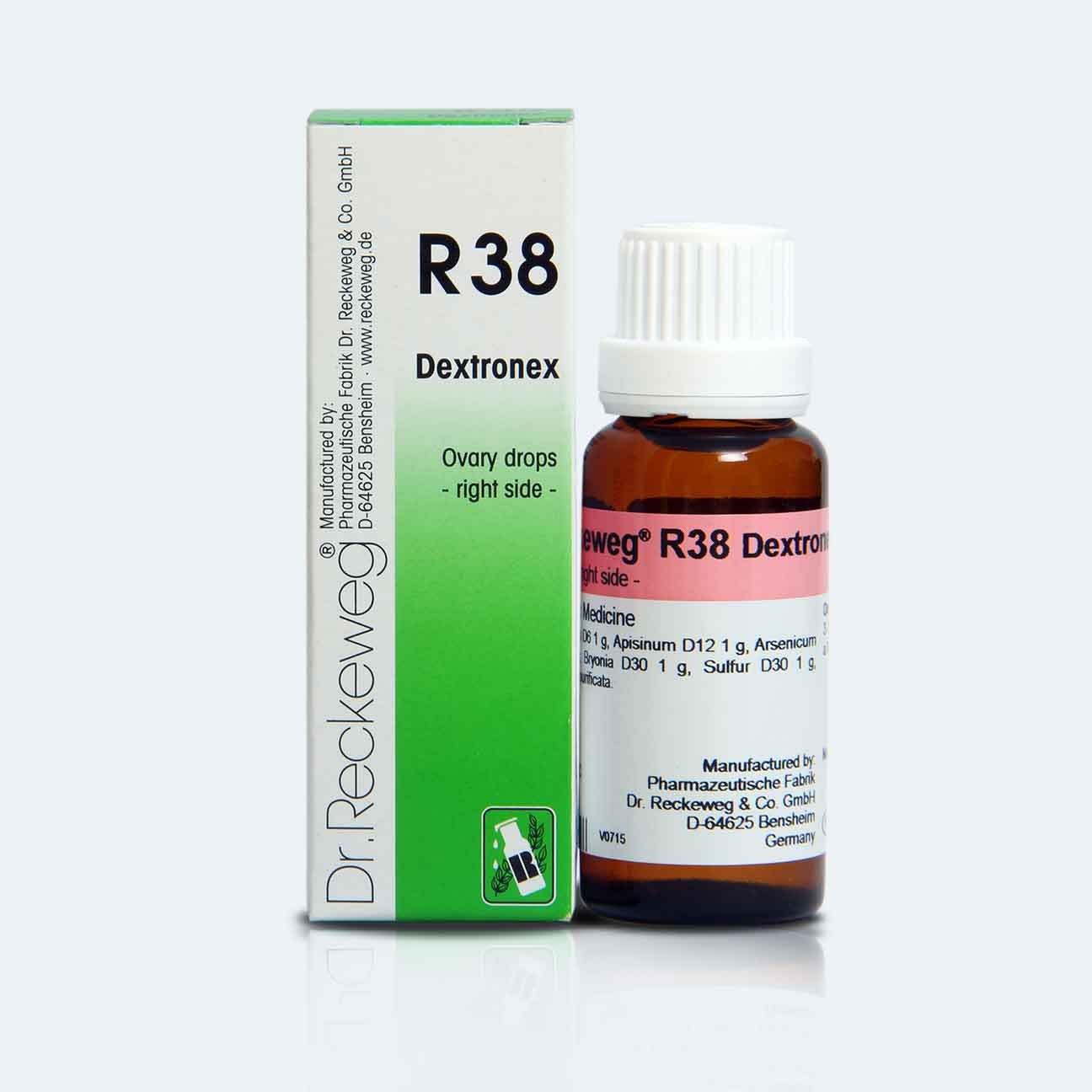 Dr. Reckeweg R38 Ovary Drops (right side) - بیضہ دانی کے قطرے (دائیں طرف)