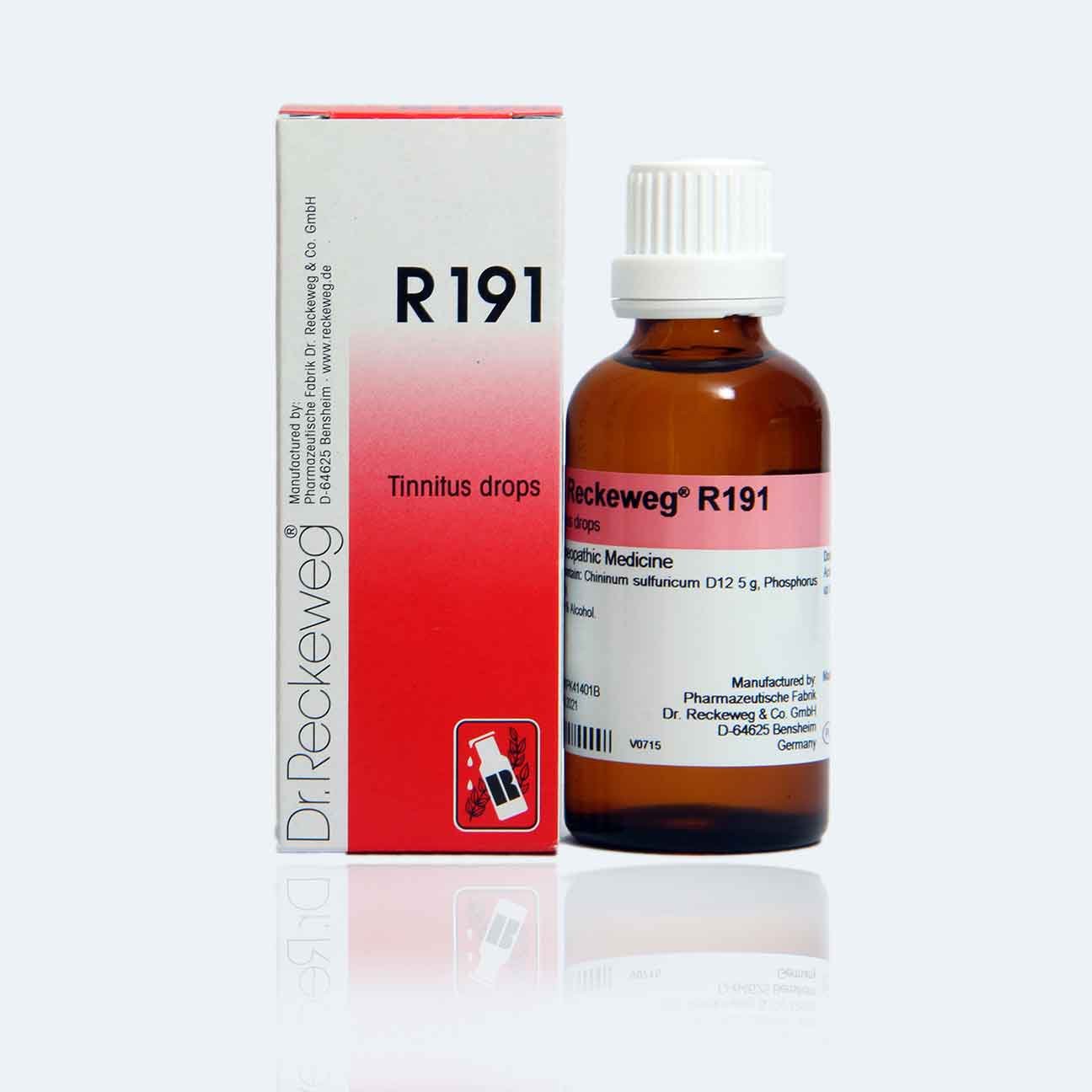 Dr. Reckeweg R191 Tinnitus Drops (ٹینٹس) کانوں میں سائیں سائیں