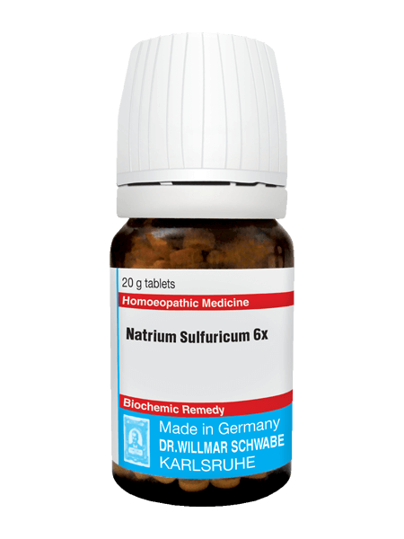 Natrium Sulfuricum - 20g قبض، پیٹ کی گیس، سوجن ،