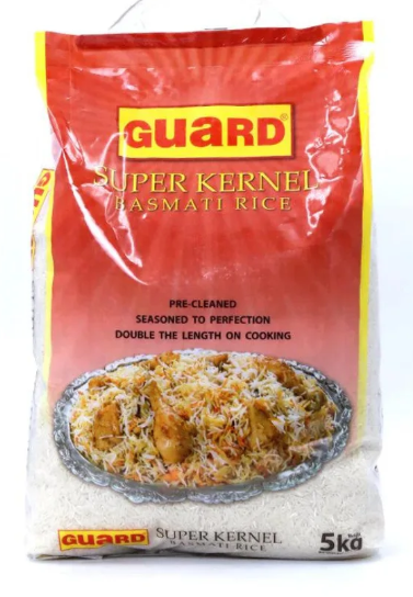 GUARD SUPER KERNAL BASMATI RICE 5KG