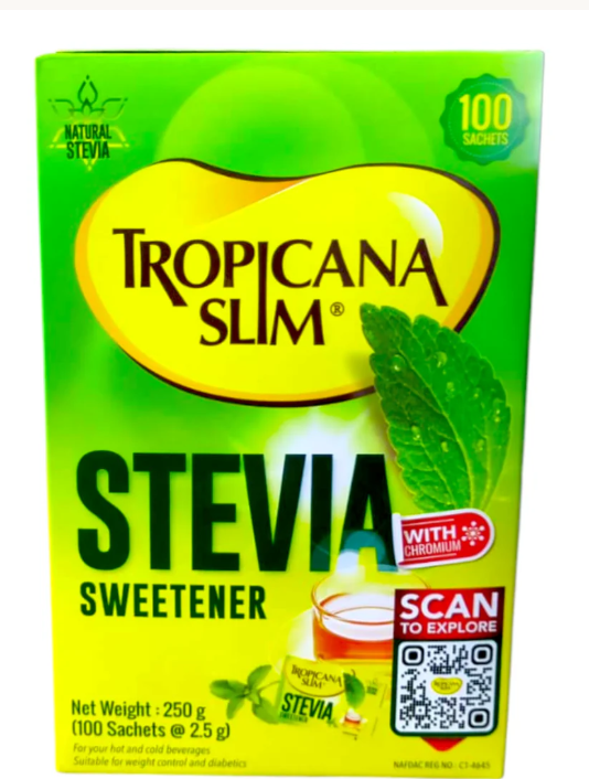 TROPICANA SLIM STEVIA SWEETENER 250G