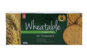 LU Wheatable Sugar Free Biscuits 19 gr (Pack of 12)