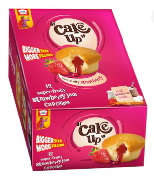 Peek Freans Cake Up Strawberry Cupcakes 12Pcs
