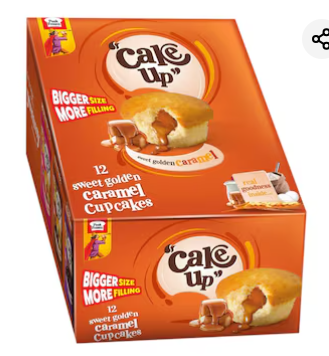 Peek Freans Cake Up Sweet Golden Caramel Cupcakes 12Pcs