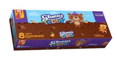 Peek Freans Gluco Teddy Chocolate Cakes 8Pcs