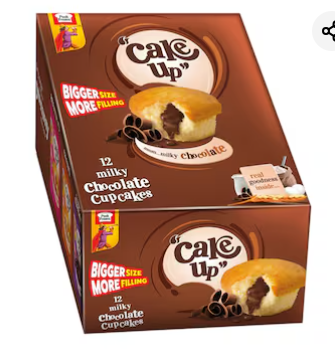 Peek Freans Cake Up Milky Chocolate Cupcakes 12Pcs