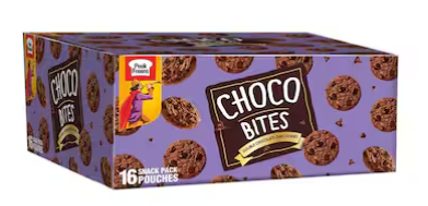 Peek Freans Choco Bites Double Chocolate Chip Snack Pack (Pack Of 16)