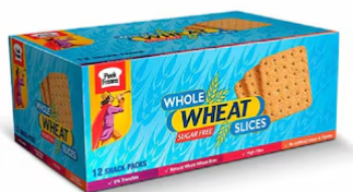 Peak Freans Whole Wheat Sugar Free 12 Snack Pack