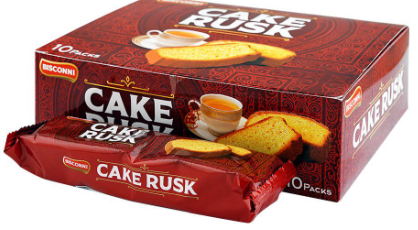 Bisconni Cake Rusk, 40g, 10-Pack
