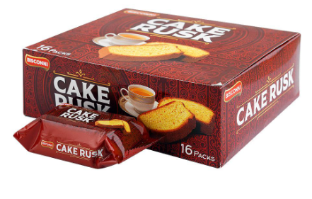 Bisconni Cake Rusk, 20g, 16-Pack